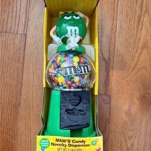 M&M'S Green Character Candy Dispenser with Multicolor Candies